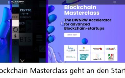 Blockchain Masterclass: Vier Start-ups sind in der ersten Runde dabei