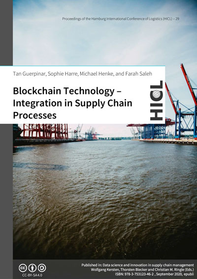 Cover Blockchain Technology - Integration in Supply Chain Processes